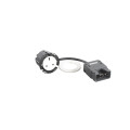 Disq60 incara prise bs et cordon 2m fiche intersoc - blanc