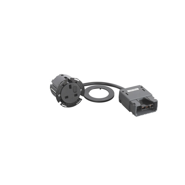 Disq60 incara prise bs et cordon 2m fiche intersoc - noir