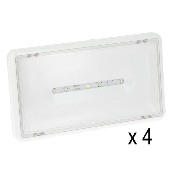 Lot de 4 baes ambiance 062565 connectés reconditionnés avec patère ap. 2019