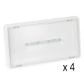 Lot de 4 baes ambiance 062565 connectés reconditionnés avec patère ap. 2019