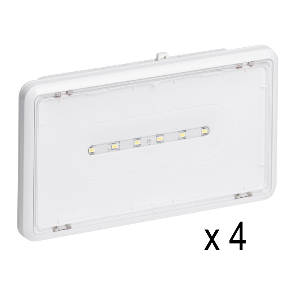 Lot de 4 baes ambiance 062565 eco1 reconditionnés sans patère av. 2019