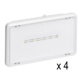 Lot de 4 baes ambiance 062565 eco1 reconditionnés avec patère av. 2019