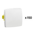 Interrupteur ou va-et-vient simple composable blanc 150 colisage chantier