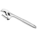 Clé à molette ajustable, manche métal, 12"