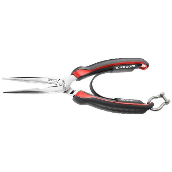 Pinces demi-rondes, becs longs, 200 mm, sls