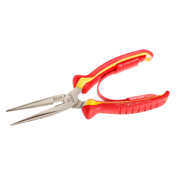 Pince demi-ronde bec long isolée 1000 volts