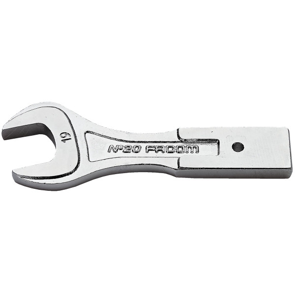 Embout à fourche, attachement 20 x 7 mm, 34 mm