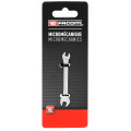 Clé à fourche "micromécanique", tête inclinée, 15°, 3,2 x 5,5 mm