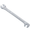 Clé à fourche "micromécanique", double tête et inclinaison 3,2 mm