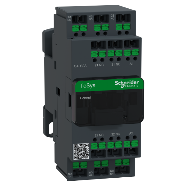 Snap-in - tesys cad32 - contacteur - 3f+2o - instantané - 10a - 42vca