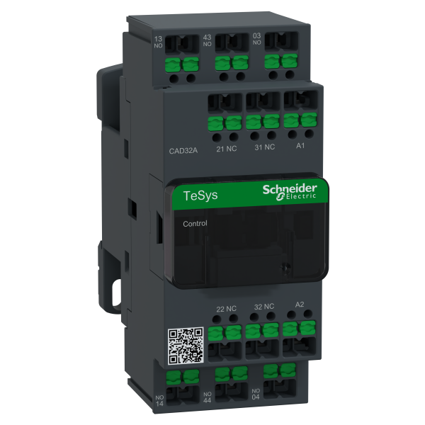Snap-in - tesys cad32 - contacteur - 3f+2o - instantané - 10a - 220vca