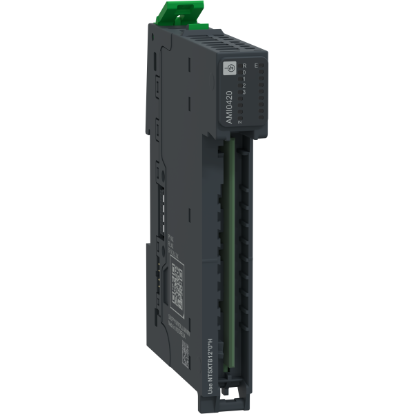 Edge i/o nts module+base entrée ana diff 4 voies, courant/tension, 2fils