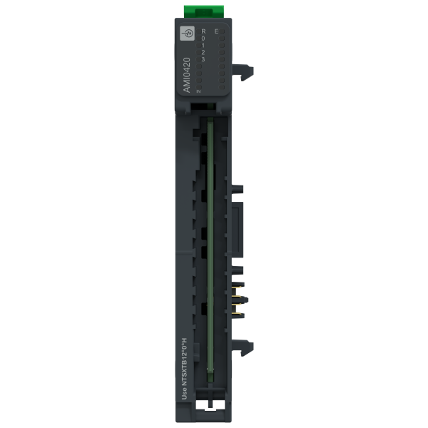Edge i/o nts module+base entrée ana diff 4 voies, courant/tension, 2fils