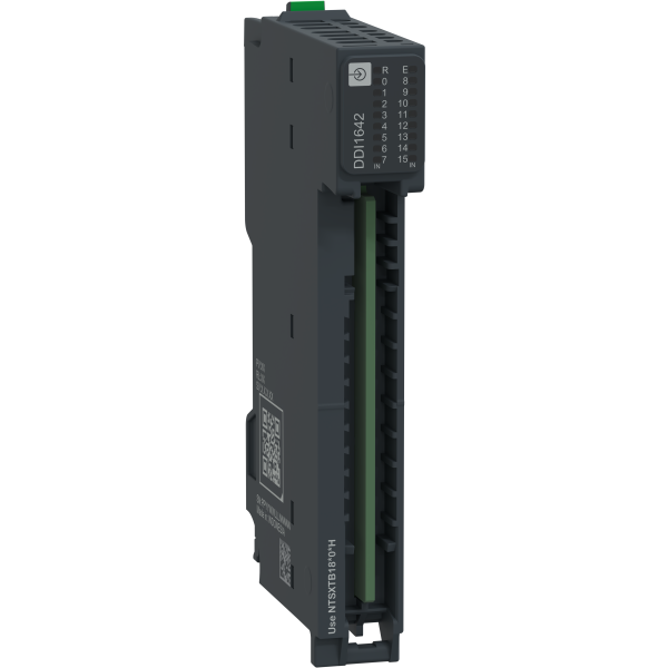 Edge i/o nts module seul entrée tor 16 voies,24vdc, source, 1fils