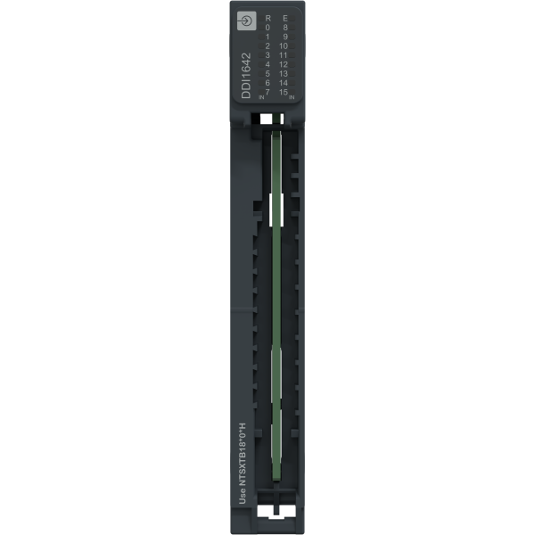 Edge i/o nts module seul entrée tor 16 voies,24vdc, source, 1fils