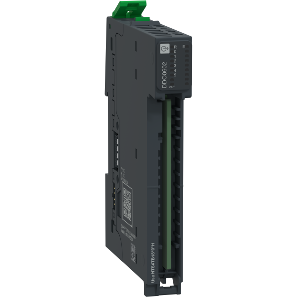 Edge i/o nts module+base sortie tor 6 voies,24vdc,500ma, source, 1/2/3fils