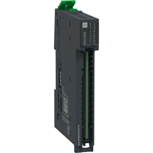 Edge i/o nts module+base sortie tor 16 voies,24vdc,500ma, source, 1fils