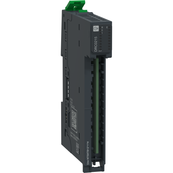 Edge i/o nts module+base s. relais 2 voies, no/nc, 5 à 125vdc, 24 à 240vac, 2a