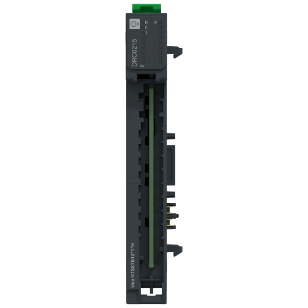 Edge i/o nts module+base s. relais 2 voies, no/nc, 5 à 125vdc, 24 à 240vac, 2a