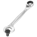Clé mixte à fourche rapide à cliquet métrique