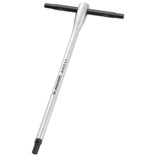 Clé mâle en "t" coulissante, 2,5 mm