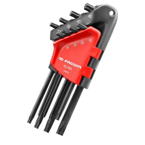 Jeu de clés mâles coudées torx® en étui