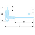 Clé en t torx t27 - sls