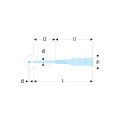 Tournevis micro-tech®, pour vis à fente, 1,8 x 35 mm