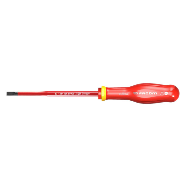 Tournevis protwist® isolé 1000 volts pour vis à fente
