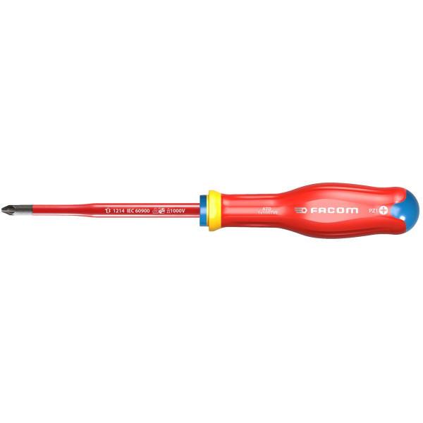 Tournevis protwist® isolé 1000 volt pour vis cruciformes pozidriv®