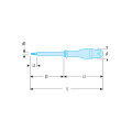 Tournevis protwist® isolés 1000 volts pour vis cruciformes pozidriv®