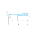 Tournevis protwist® isolés 1000 volts pour vis cruciformes pozidriv®