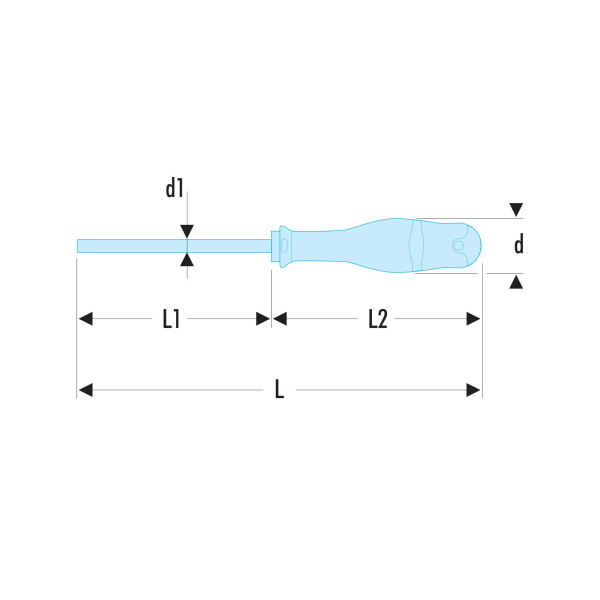 Tournevis protwist® pour vis à fente - lame forgée