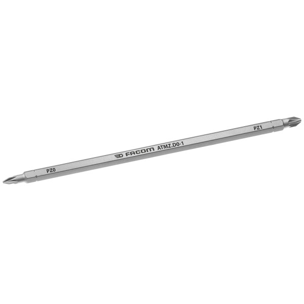 Lame réversible 1/4" pozidriv® pz0 - pz1