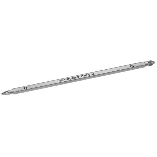 Lame réversible 1/4" pozidriv® pz1 - pz2