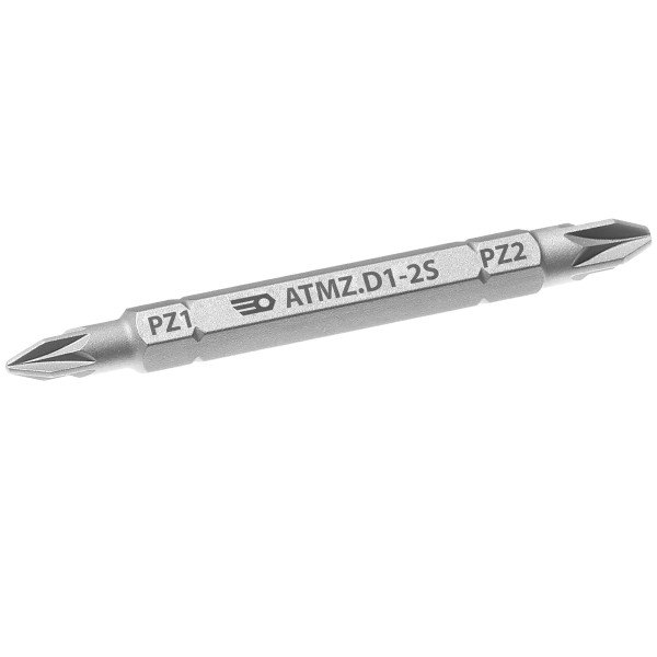 Lame courte réversible 1/4" pozidriv® pz1 - pz2