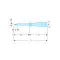Tournevis protwist® isolés 1000 volts pour vis cruciformes phillips®