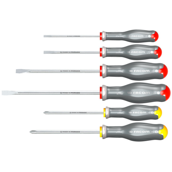 Jeu de 6 tournevis protwist® inox