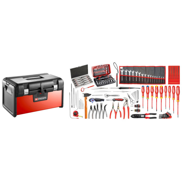 Sélection électromécanique 120 outils - boîte à outils bi-matière