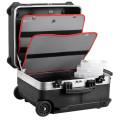 Valise container électromécanique à roulettes