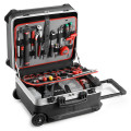 Valise container électromécanique à roulettes