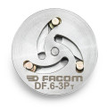 Coupelle multi-diamètres à repousser les pistons, 3 ergots