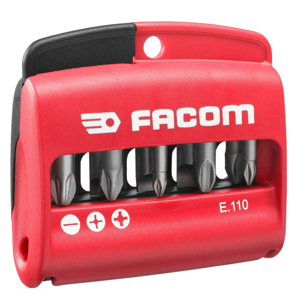 Jeu mixte de 10 embouts 1/4" - série 1 - 25 mm + porte-embouts - n°1