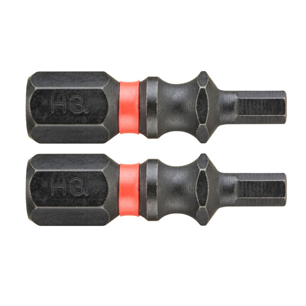 Hex 3 25mm 2pk impact flextorq