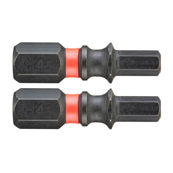 Hex 4 25mm 2pk impact flextorq