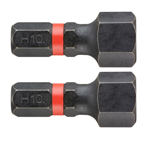 2 embouts 25 mm 6 pans 10 mm impact