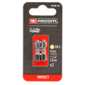 2 embouts 25 mm ph3 impact