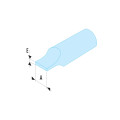 Embouts de vissage pour tournevis à impact, série 2, empreinte vis fendue, 5,5mm
