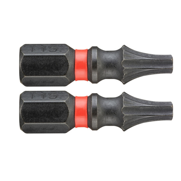 2 embouts 25 mm torx© t15 impact