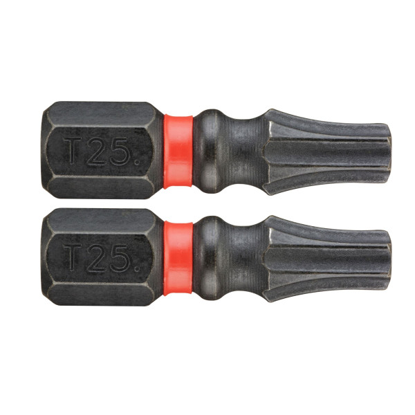 2 embouts 25 mm torx© t25 impact